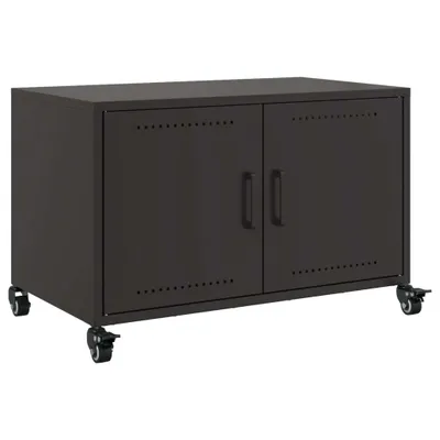 Obrázek produktu pro TV skříňka černá 68 x 39 x 43,5 cm ocel