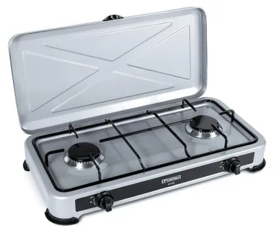 Image de Cuisinière à gaz Promis KG200 SILVER SANS RÉDUCTEUR