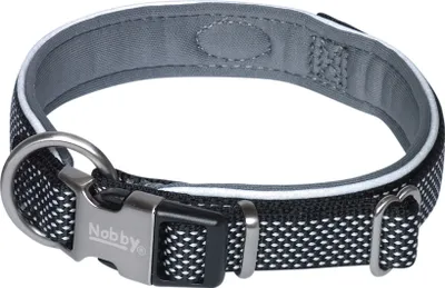 Image de Nobby Collier Classic Preno Royal noir, réglable : 38-47 cm