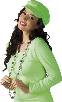 Immagine prodotto di Collana con palla da discoteca, accessorio per costume, argento - taglia unica