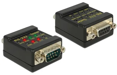 Obrázok produktu pre Tester Delock RS232 DB9 samica > DB9 samec