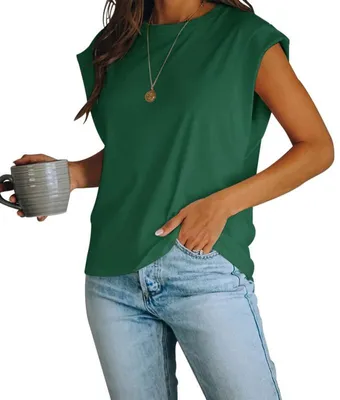 Produktbild von Kurzarm-T-Shirt für Damen für den Sommer,Rundhalsausschnitt,lockere Passform,Größe:XL