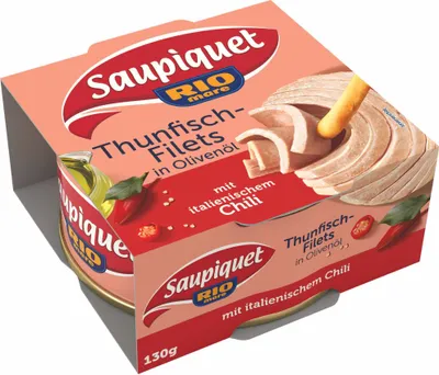 Immagine prodotto di Tonno Saupiquet all'olio d'oliva con peperoncino (130 g)