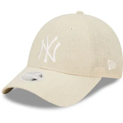 Produktbild von New Era 9Forty Damen Cap - LEINEN New York Yankees stone
