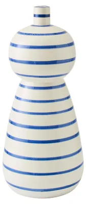 Produktbild von Blau-weiße Keramik-Vase, 17 cm breit, 50 cm hoch