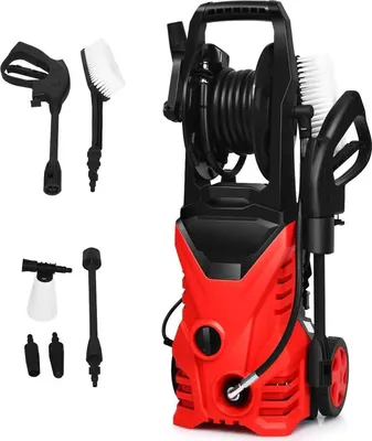 Produktbild von Hochdruckreiniger - Elektrisch 1500 W - 140 Bar - 5 L/min - Wassertemperatur 0–40 °C - Mit Reinigungsmittel