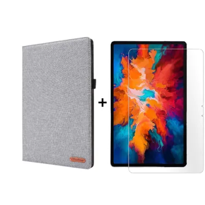 Produktbild von 2in1 Set für Lenovo Tab P11 2021 TB-J606F TB-J606X 11 Zoll Tablet mit Schutzhülle + Schutzglas mit Auto Sleep/Wake Hülle