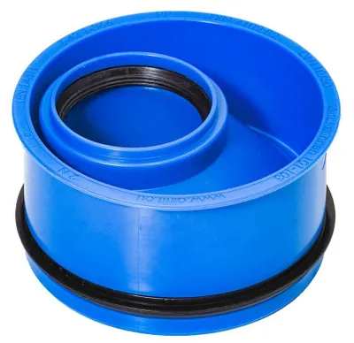 Produktbild von airfit PP-Abwasser-Innen-ReduzierstückDN 110/40, für dickwandige Rohre, blau