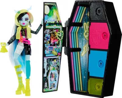 Zdjęcie produktu dla Mattel - Monster High Skulltimate Secrets Neon Frights Frankie Stein Fluorescent