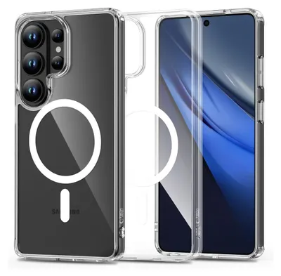 Image de Coque de téléphone portable Tech-Protect FlexAir Hybrid pour Samsung Galaxy S26 Ultra, transparente et magnétique