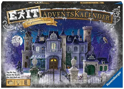Produktbild von 18941 EXIT Adventskalender Das geheimnisvolle Schloss 24 Rätsel für EXIT-Begeisterte ab 10 Jahren