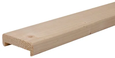 Image de Nez Cloison Sapin 50mm Finition élégante Bois Naturel - Bois
