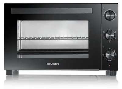 Image de Mini four électrique - SEVERIN - TO 2076 - Chaleur tournante - 1800 W - 46 L - Noir