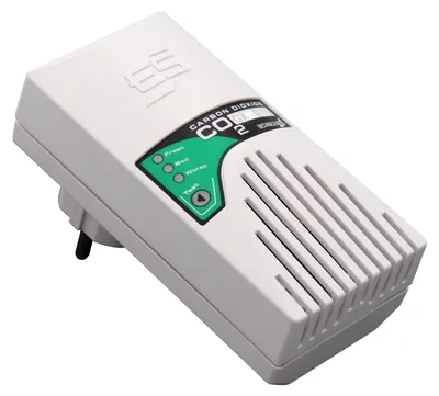 Produktbild von CO2-Ampel GX-D11 Steckdosenampel mit NDIR-Sensor und LED-Anzeigen 121x57x38 mm