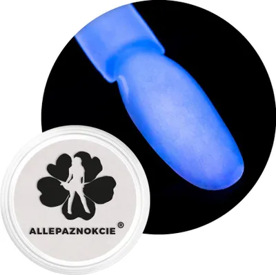 Produktbild von Neon-Nagelpigmentpulver Neon UV-Pigment Allepaznokcie Glas 0,6 g Nr. 01