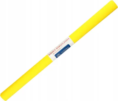 Zdjęcie produktu dla Bibuła Marszczona Żółta 200 × 50 Cm Interdruk