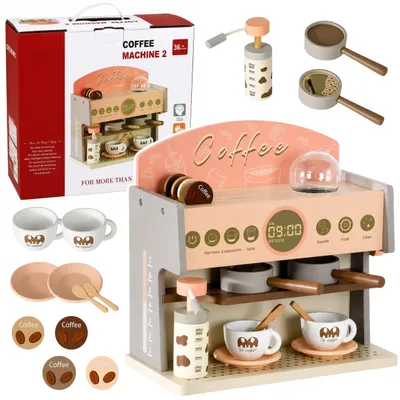 Obrázek produktu pro Barista Set Kávovar dřevěné doplňky růžové, productTiles.product.images.aiGenerated