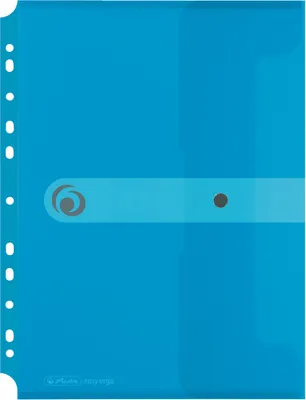 Productafbeelding van Herlitz documententas "easy orga to go", transparant-blauw