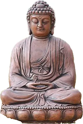 Produktbild von Schöner Buddha aus Steinguss perfekt für den Garten die Terrasse oder den Vorgarten ist Frostfest Witterungsbeständig und Neu 60cm H, HO-011K