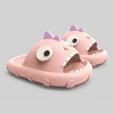 Produktbild von Damen Herren Badelatschen Slipper Badeschuhe Hausschuhe Piranha Rosa Gr.40/41