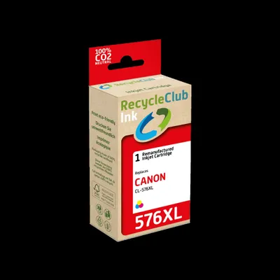 Produktbild von RecycleClub K20969RC, Hohe (XL-) Ausbeute, Cyan, Magenta, Gelb, 15 ml, 1 Stück(e), 400 Seiten, Einzelpackung