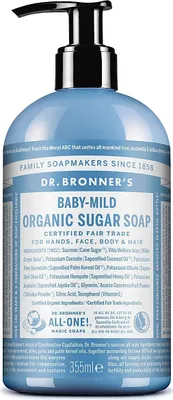 Obrázok produktu pre Dr. Bronner's Organic Sugar Soap Baby-Mild 355 ml