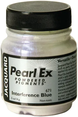 Immagine prodotto di Pigmento Jacquard Toy Pearl Ex 14 g Interference Blue creativo