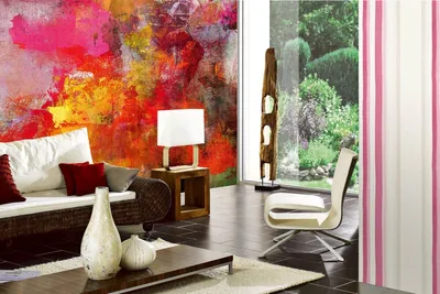 Produktbild von Vlies Fototapete ABSTRAKTE BUNTE TEXTUR 375 x 250 cm (inkl. Kleister) - Vlies Tapete, Wandtapete, Wandbilder - Tapete für Wohnzimmer Schlafzimmer, Büro, Küche - Montagefertig
