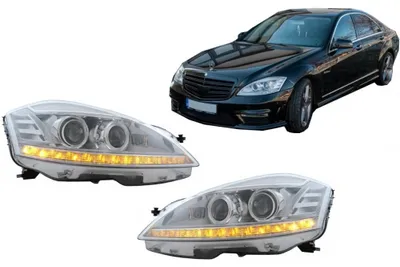 Produktbild von Scheinwerfer LED für MERCEDES W221 S-Klasse 2005-2009 Facelift Look LHD.