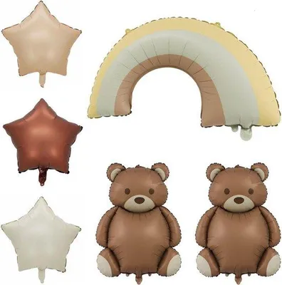 Image de Décoration de chambre d'enfant : ballons et ours