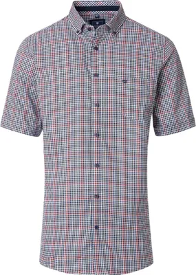 Produktbild von Redmond - Comfort Fit - Herren Freizeithemd Kurzarm (251060999), Größe:XL, Farbe:Rot(50)
