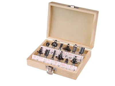 Obrázek produktu pro Frézy tvarové Extol Craft (44032) sada 12ks stopka 8mm