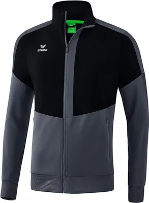 Produktbild von Erima Squad Worker Jacke Herren - Schwarz / Slate Grey  | Größe: 3XL