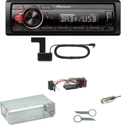 Produktbild von Pioneer MVH-130DAB Digitalradio USB Einbauset für Mercedes E-Klasse W124
