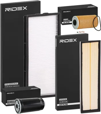 Produktbild von RIDEX Filterset Inspektionspaket Filtersatz für BMW 5 Limousine (E34) 5 Touring (E34)