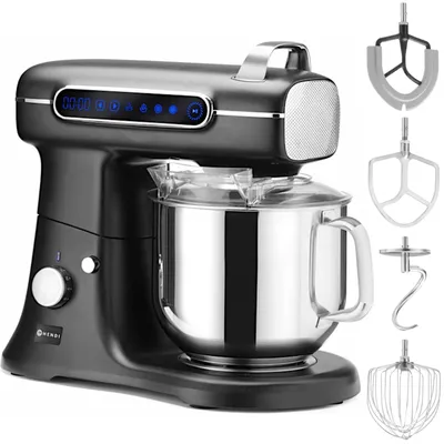 Produktbild von Blackbolt Planeten-Gebäckmixer 7 l 1500 W schwarz - Hendi 221570
