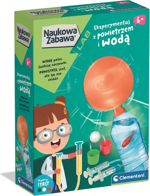 Obrázok produktu pre Zestaw Woda i Powietrze Clementoni do eksperymentów