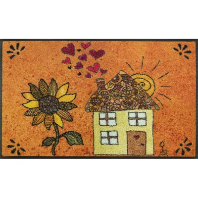 Produktbild von wash+dry Schmutzfangmatte Sonnenhaus - 50 x 75 cm