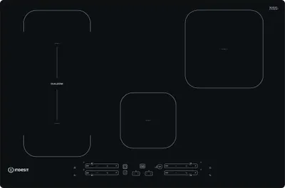 Immagine prodotto di Indesit Piano Cottura IB 21B77 NE da Incasso 77 cm Induzione 4 Fornelli Nero