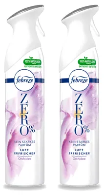 Obrázek produktu pro 2 x osvěžovač vzduchu Febreze Zero % - vůně orchideje - 300 ml - výhodná balení - 2 kusy