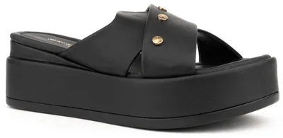 Produktbild von Sergio Moretti Damen Pantoletten SM6015-5886BLK Farbe: Schwarz Größe: 38