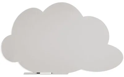 Produktbild von Symbol-Tafel Skinshape Wolke lackiert 100x150cm RAL 7035 lichtgrau.