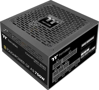 Zdjęcie produktu dla Thermaltake TOUGHPOWER GF A3, 750 W, 100 - 240 V, 50/60 Hz, 10 A, Aktywne, 100 W