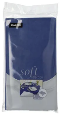 Produktbild von Tischdecke, stoffähnlich, Vlies "soft selection" 120 cm x 180 cm dunkelblau