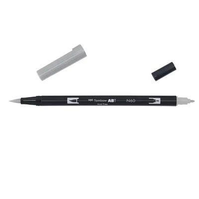 Zdjęcie produktu dla Tombow ABT-N60ABT Dual Brush Pen N60 chłodny szary 6