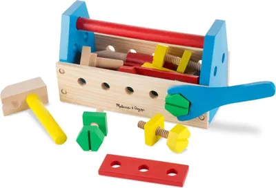 Produktbild von Melissa & Doug Tragbarer Werkzeugkasten aus Holz