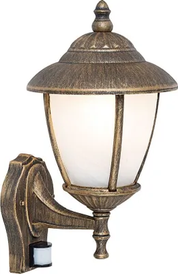 Produktbild von Rabalux 7836 Außenwandleuchte Madrid, E27, gold, Klassisch, IP43, 37cm