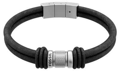 Produktbild von Fossil Armband Herren Machine Rondelles Edelstahl Leder JF05008040