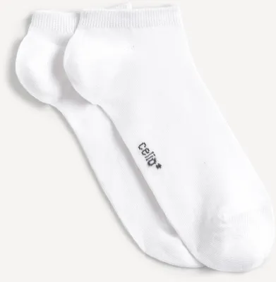 Obrázok produktu pre Nízke ponožky Minfunky z bavlny Supima® White ON here