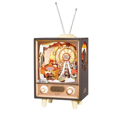 Produktbild von Mechanisches 3D-Puzzle, Spieluhr, Karneval im Fernsehen, 174 Teile